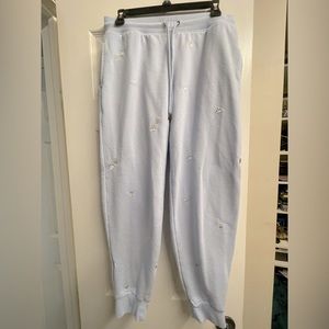 Honeydew bear print pattern sweatpants